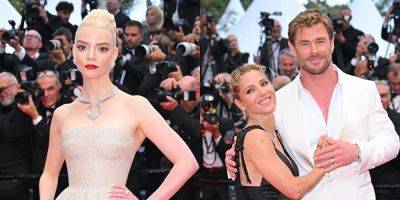 Anya Taylor-Joy Brings Old Hollywood Glam to 'Furiosa' Cannes Premiere Alongside Chris Hemsworth & His Wife Elsa Pataky - www.justjared.com - France