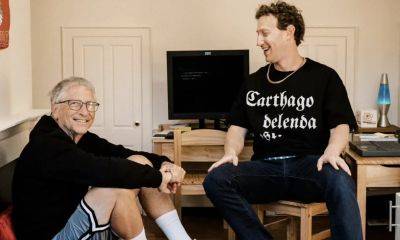 Mark Zuckerberg celebrates his birthday with Bill Gates in his ‘Harvard dorm room’ - us.hola.com - county Gates