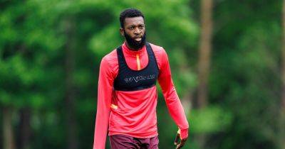 Beni Baningime in Hearts contract clue as star is glaring omission from trio departure announcement - www.dailyrecord.co.uk - Austria - Beyond
