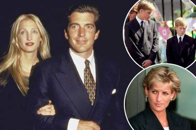 Why JFK Jr. didn’t call Prince William and Harry after Princess Diana’s death — despite wife Carolyn’s plea - nypost.com - New York - state Massachusets
