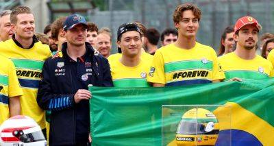 Charles Leclerc, Max Verstappen, George Russell & More Honor Late F1 Drivers Ayrton Senna and Roland Ratzenberger - www.justjared.com - Brazil - Italy - Austria - San Marino