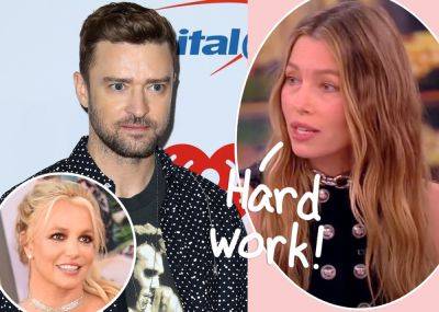 Jessica Biel Says Marriage To Justin Timberlake Is 'Always A Work In Progress' Years After His Cheating Scandal & Britney Spears Memoir Revelations - perezhilton.com