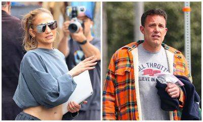 Jennifer Lopez and Ben Affleck step out wearing their wedding bands amid divorce speculation - us.hola.com - Paris - Los Angeles - New York - Santa Monica
