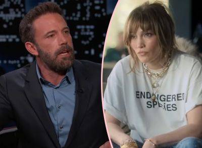 What Ben Affleck Said About 'Compromise' With Very 'Different' Jennifer Lopez Before Divorce Rumors! - perezhilton.com