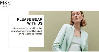 M&S website and app down for several hours as retailer issues apology to shoppers - www.manchestereveningnews.co.uk