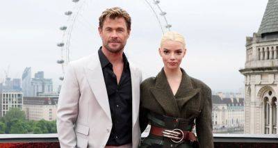 Anya Taylor Joy & Chris Hemsworth Pose in Front of London Eye During 'Furiosa' Press Event - www.justjared.com - Britain - London