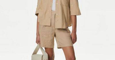 Marks & Spencer's £29 'lovely' linen shorts for summer are 'cool and comfortable' - www.ok.co.uk