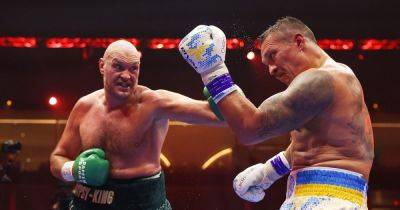 Tyson Fury vs Oleksandr Usyk scorecards in full as split decision winner is revealed - www.manchestereveningnews.co.uk - Ukraine