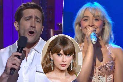 Taylor Swift’s Worlds Collide In SNL Season 49 Finale With Ex Jake Gyllenhaal Hosting & Bestie Sabrina Carpenter Performing! - perezhilton.com