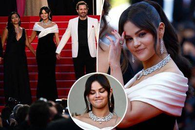 Selena Gomez cries over lengthy standing ovation for ‘Emilia Perez’ at Cannes Film Festival - nypost.com - France - Mexico - county Love