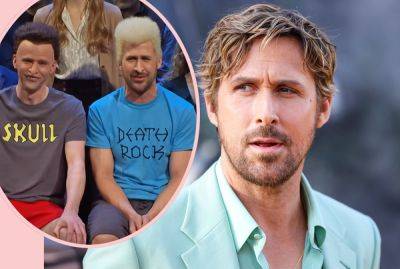 OMG Ryan Gosling Showed Up On The Red Carpet As Beavis & Butthead From SNL Sketch! - perezhilton.com