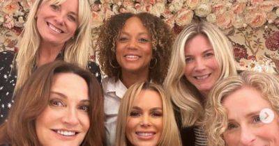 Amanda Holden leaves fans doing second look as she reunites with Cutting It pals - www.manchestereveningnews.co.uk - Britain - Manchester