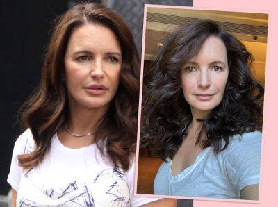 Kristin Davis Shows Off Natural Look After Removing Her Facial Fillers! Look! - perezhilton.com - county York
