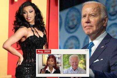 Rapper Cardi B won’t endorse Biden in 2024: ‘Layers of disappointment’ - nypost.com - New York - New York - Ukraine - Russia - Pennsylvania - state Nevada - Arizona - Wisconsin - Israel - Michigan