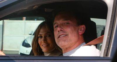 Jennifer Lopez & Ben Affleck Both Wear Wedding Rings, Spotted Leaving Family Event Together - www.justjared.com