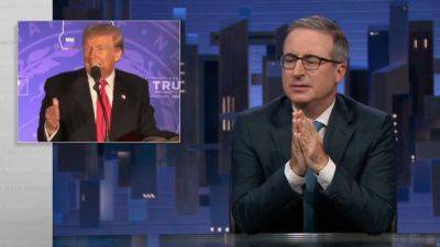 ‘Last Week Tonight’s John Oliver Trolls Donald Trump After Claims Of Coming Up With “New Couple Of Words For Corn” - deadline.com - USA - state New Hampshire - George - state Iowa