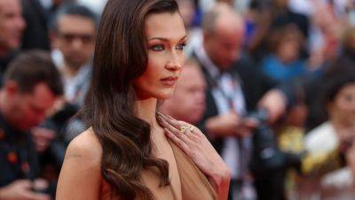 Bella Hadid Is Doing the Most in a Super-Sheer Halter Dress at the Cannes Film Festival 2024 - www.glamour.com - France