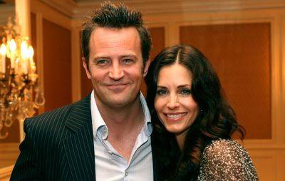 Courtney Cox still talks to late ‘Friends’ co-star Matthew Perry: “He visits me a lot” - www.nme.com - London - California