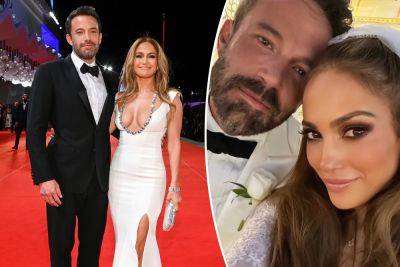 Relive Jennifer Lopez’s over-the-top Ben Affleck engagement announcement as they stay quiet about divorce rumors - nypost.com - Los Angeles