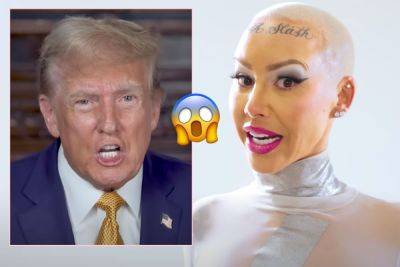 WTF, MUVA?! Amber Rose Announces She's Supporting Donald Trump, Noted Abuser Of Women, For President! - perezhilton.com