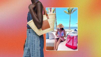 13 Best Beach Bags to Carry Your Stuff in Style This Summer 2024 - www.glamour.com - county Hampton
