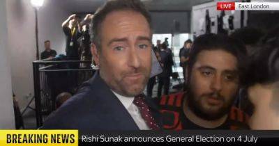 Sky News reporter ejected from campaign launch as Rishi Sunak sets general election date - www.ok.co.uk - London
