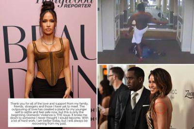 Cassie Ventura speaks out for first time since Diddy assault footage surfaced - nypost.com