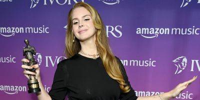 Lana Del Rey Picks Up Special Award for Exemplary Songwriting at The Ivors 2024 - www.justjared.com - London