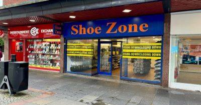 Shoe Zone hammer blow as store 'closing down' in Kilmarnock - www.dailyrecord.co.uk - city Kilmarnock