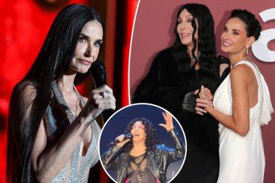 Demi Moore bizarrely scolds audience while introducing Cher at amfAR Gala: ‘I f–king don’t think so’ - nypost.com - France