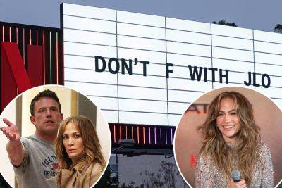 Netflix warns ‘Don’t F with JLo’ after she’s asked about Ben Affleck divorce rumors on ‘Atlas’ press tour - nypost.com - Hollywood - Mexico - city Mexico