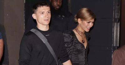 Tom Holland and Zendaya hold hands in rare PDA as he's supported by famous pals at play - www.ok.co.uk