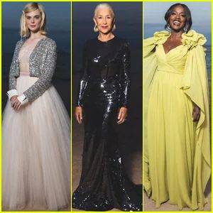 Elle Fanning, Helen Mirren, Viola Davis & More Stars Attend Lights On Women's Worth at Cannes 2024 - www.justjared.com - France - county Carson