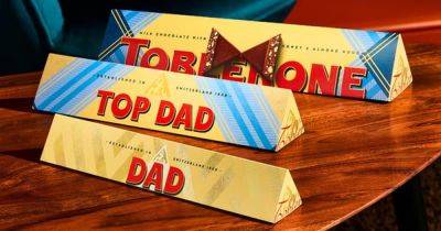 Toblerone slashes price of huge personalised chocolate bars ahead of Father's Day with little-known code - www.manchestereveningnews.co.uk - Switzerland
