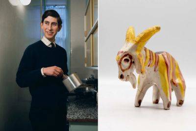 A young King Charles sculpted this ‘unique’ pottery goat 55 years ago — now it’s set to fetch $12,000 at auction - nypost.com - Britain - city Cambridge - county Cheshire