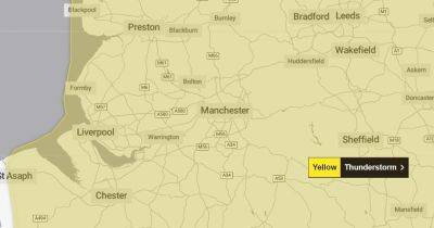 Greater Manchester thunderstorm warning as Met Office issues alert - www.manchestereveningnews.co.uk - Manchester