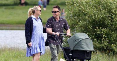 Ant McPartlin takes baby Wilder on a stroll with smiling wife Anne-Marie ahead of BGT live shows - www.ok.co.uk - Britain