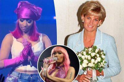 Nicki Minaj mocked for holding ‘moment of silence’ for ‘dear friend’ Princess Diana at UK concert - nypost.com - Britain - London