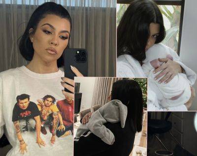 Kourtney Kardashian Says Infant Son Rocky Barker Has 'Never Been In His Crib'! WHAT?! - perezhilton.com