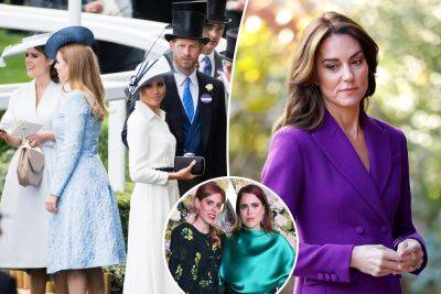 Kate Middleton worried over Beatrice, Eugenie forming an ‘alliance’ with Prince Harry and Meghan Markle: expert - nypost.com - Britain - USA - county Sussex
