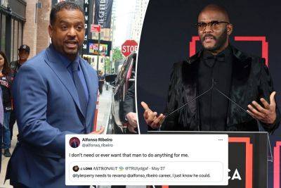 Alfonso Ribeiro sparks Tyler Perry feud speculation with shady comment - nypost.com