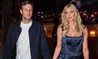 Ivanka Trump wears a little blue dress for date night with Jared Kushner - us.hola.com - Miami - county Collin
