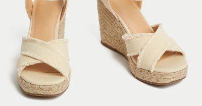 M&S' £40 designer-inspired wedges are perfect for every summer outfit - www.ok.co.uk - city Sandal