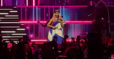 Nicki Minaj chants Proclaimers tune at Glasgow Hydro gig as she dons Scotland flag - www.dailyrecord.co.uk - Britain - Scotland - USA - Manchester - Netherlands - city Amsterdam - county Page