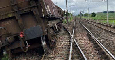 'Do not travel' warning issued as derailed freight train causes rail chaos - www.manchestereveningnews.co.uk - Scotland - Manchester