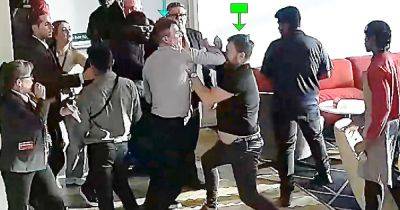 Footage shows moment Roy Keane grappled with fan after alleged headbutt as Micah Richards watches on - www.manchestereveningnews.co.uk - Manchester