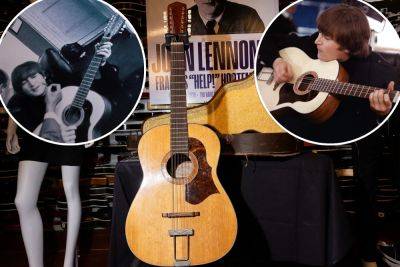 John Lennon’s lost guitar sold for nearly $3M — and you’ll never guess where it was found - nypost.com - New York - county Gordon - county Waller