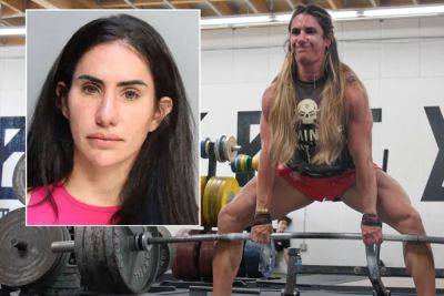 Female Powerlifter Arrested For Allegedly Posting Nude Pics Of Ex's New Girl -- Then Tries To Break Out Of Cop Car With Her TOES! - perezhilton.com - Miami