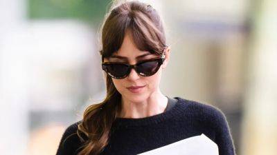 Let Dakota Johnson Convince You to Buy Into This Controversial Denim Trend - www.glamour.com - Adidas