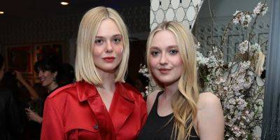 Dakota Fanning Opens Up About Relationship With Sister Elle, Reveals if They're Competitive - www.justjared.com - Hollywood